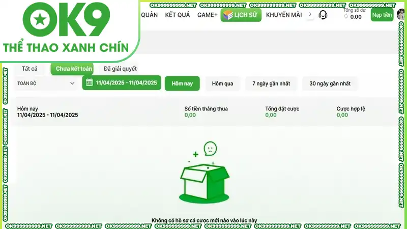 Cược thủ hãy thường xuyên theo dõi lịch sử giao dịch